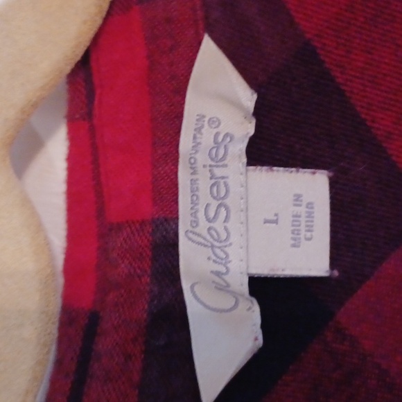 Gander Mountain guide  service flannel shirt women's size large black an… - Picture 3 of 5